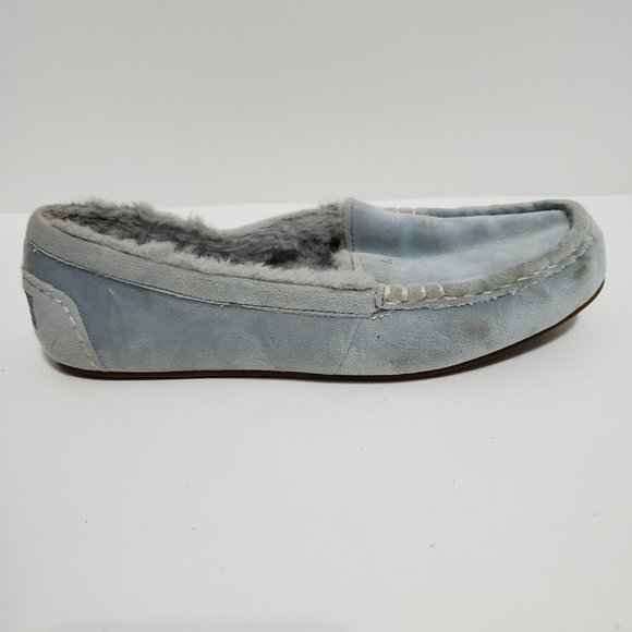 Koolaburra by Ugg Riley Shimmer slipper blue sparkle slip on - Picture 1 of 9